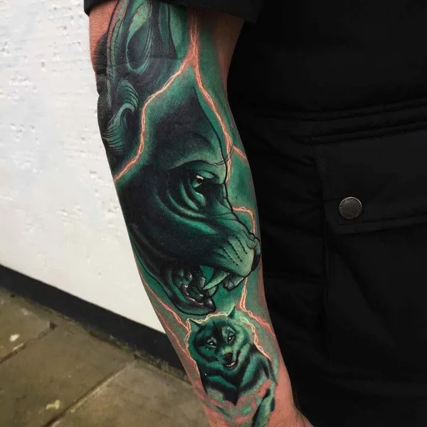 Author's Style tattoo by Mike Stockings