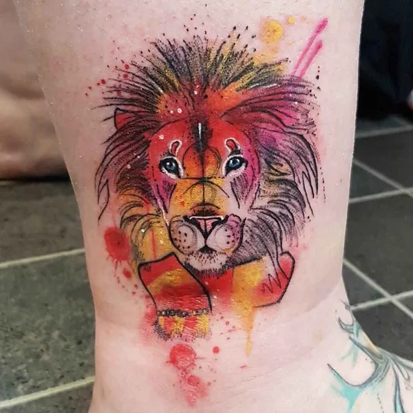 Abstract tattoo by Josie Sexton
