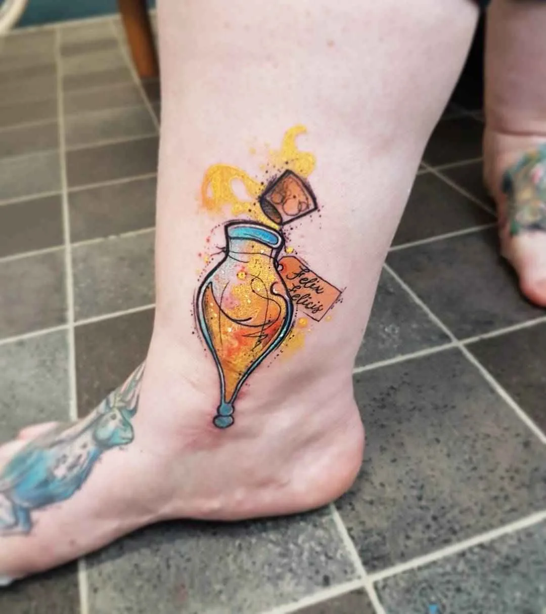 Tattoo artist Josie Sexton authors style sketch watercolor tattoo | UK