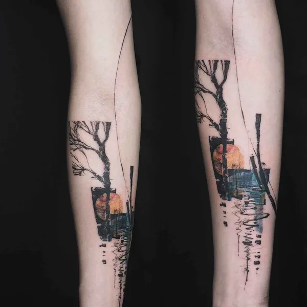 Abstract tattoo by NADi