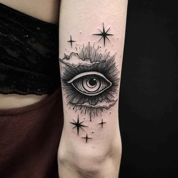Abstract tattoo by Thomas Eckeard in Arcadia