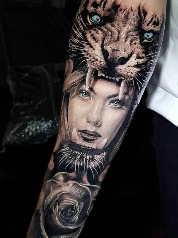 Авторская tattoo by Benji Roketlauncha Ortega in Sydney