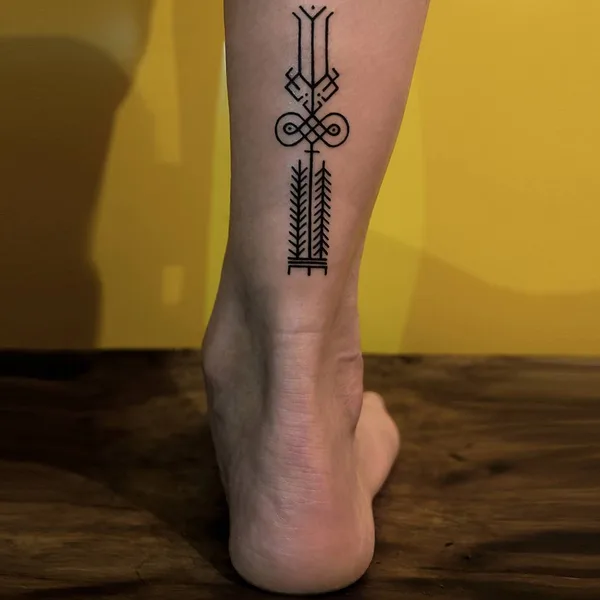 черная tattoo by  Zamyatina Mariya in Тюмень