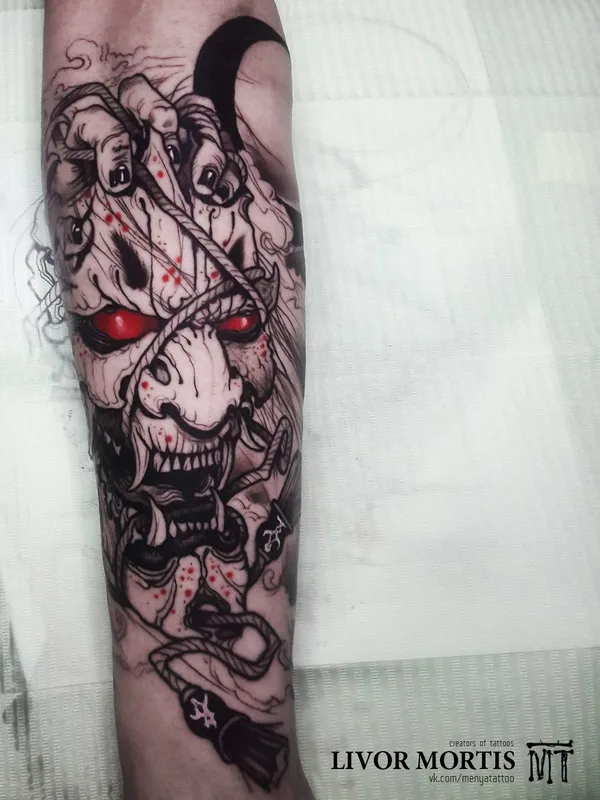 color japanese tattoo on forearm #27609 | Tattoo Artist Андрей Меня