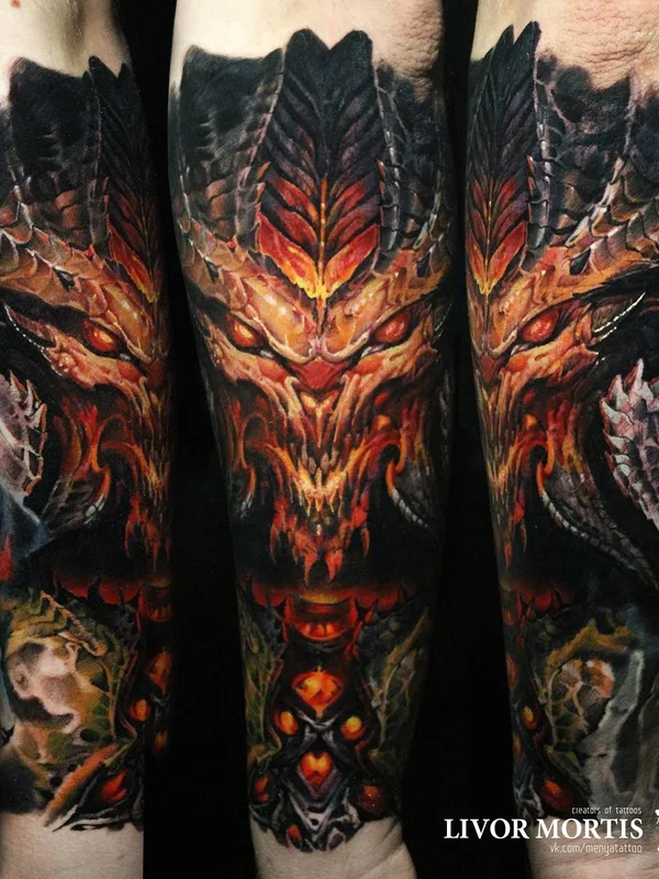 color realism tattoo on full sleeve #27607 | Tattoo Artist Андрей Меня