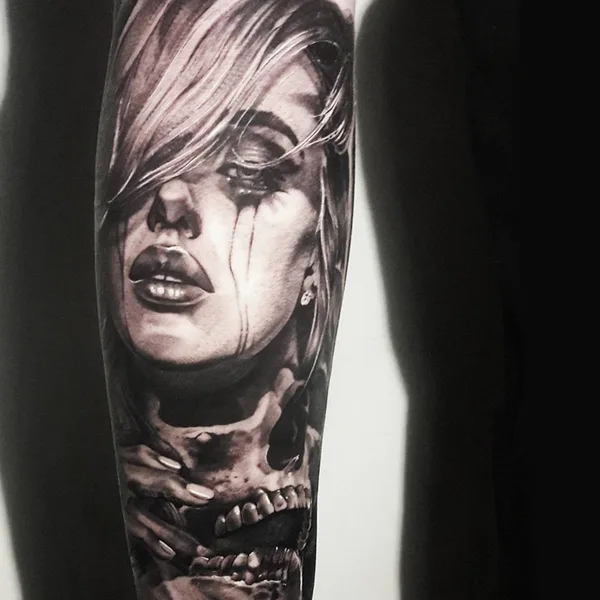 Реализм tattoo by Андрей Меня in Москва