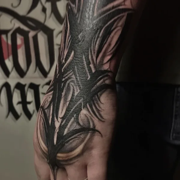 Lettering tattoo by Стас Каниовский in Краснодар