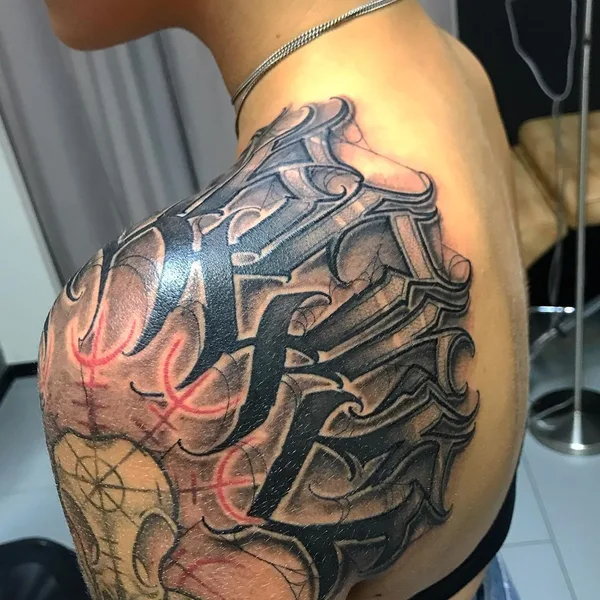 Lettering tattoo by Стас Каниовский in Краснодар