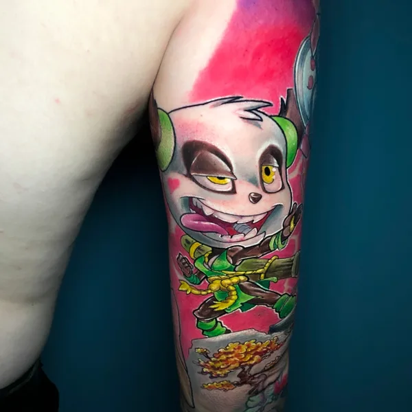 New School tattoo by Александр Труш