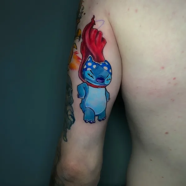 New School tattoo by Александр Труш