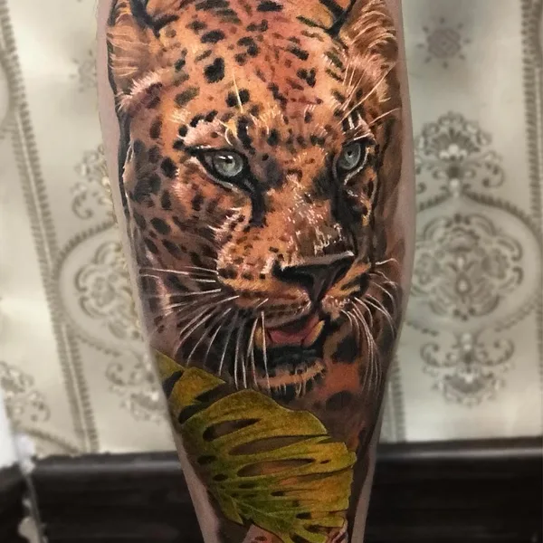 Portrait tattoo by Laura Juan in Madrid