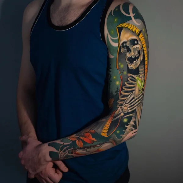 Neo Traditional tattoo by Ирина Куркина in Челябинск