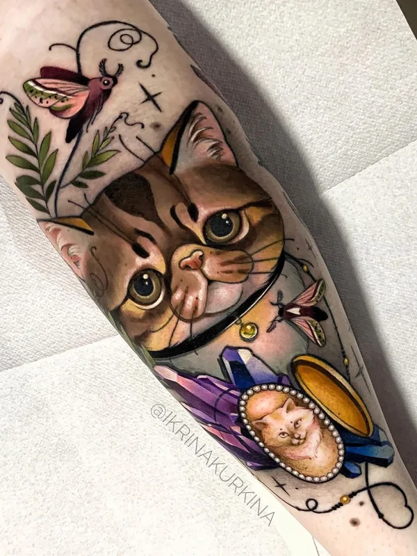 color realism tattoo on forearm #52729 | Tattoo Artist Ирина Куркина