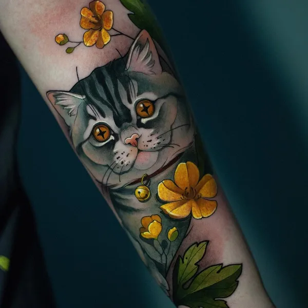 Neo Traditional tattoo by Ирина Куркина in Челябинск