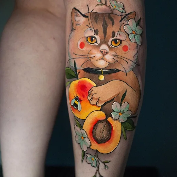 Neo Traditional tattoo by Ирина Куркина in Челябинск