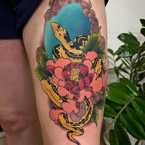 Neo Traditional tattoo by Антон Глухих in Челябинск