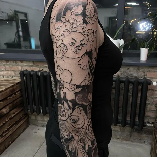 Neo Traditional tattoo by Антон Глухих in Челябинск