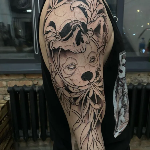 Neo Traditional tattoo by Антон Глухих in Челябинск