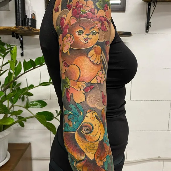 Neo Traditional tattoo by Антон Глухих in Челябинск