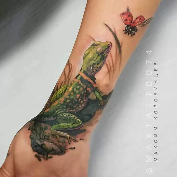 Realism tattoo by Максим Коробинцев in Челябинск