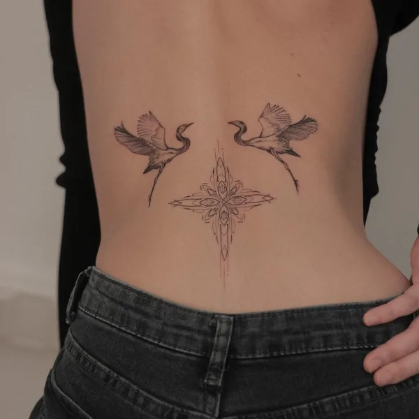 Fine Line tattoo by Настя Мартемьянова in Челябинск