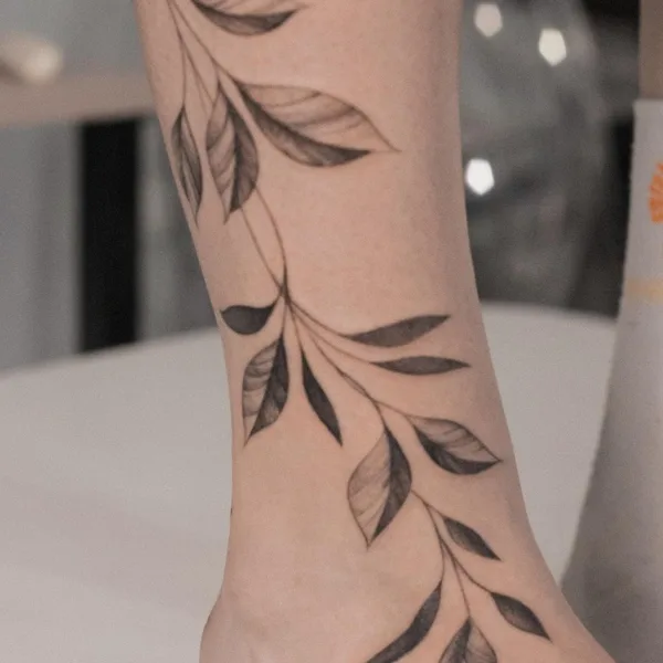 Fine Line tattoo by Настя Мартемьянова in Челябинск