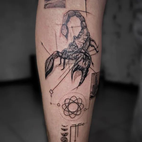 Graphic tattoo by Игорь Пятых in Челябинск