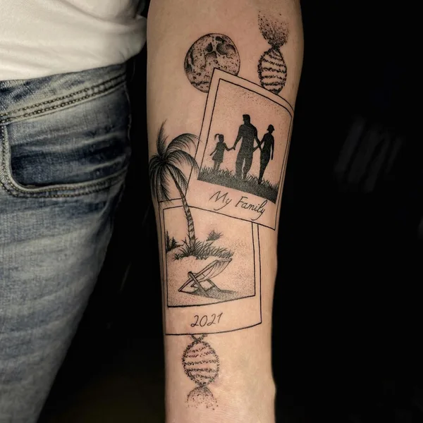 Graphic tattoo by Игорь Пятых in Челябинск