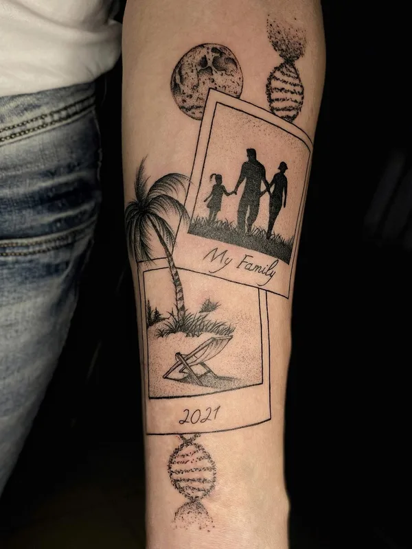 black and grey sketch Tatuaggio su forearm #52825 | Tatuatore Игорь Пятых