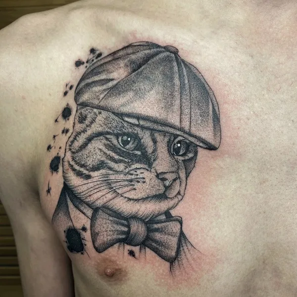 Graphic tattoo by Игорь Пятых in Челябинск