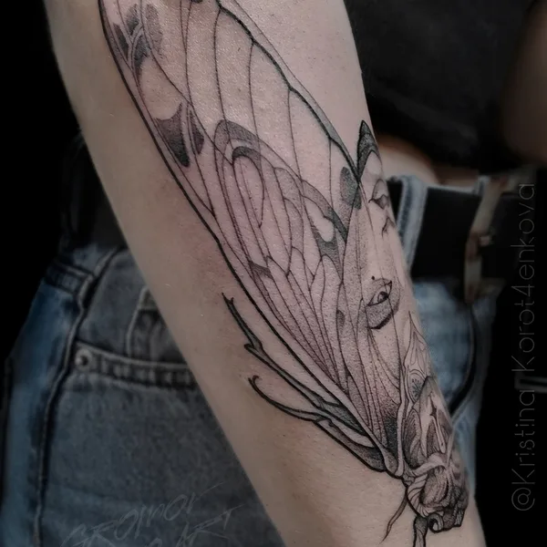 Graphic tattoo by Михаил Громов in Воронеж