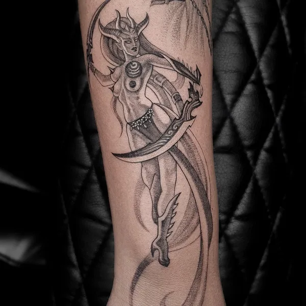 Author's Style tattoo by Łera Zabłocka in Химки