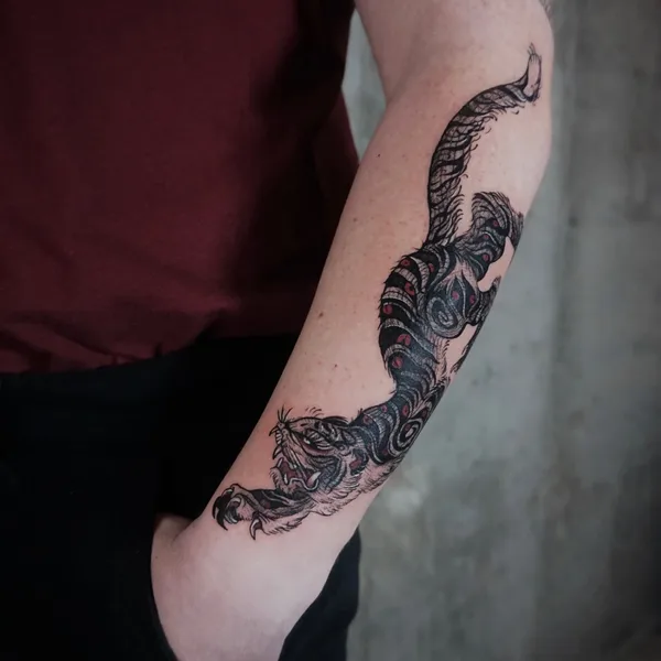 Author's Style tattoo by БОСС МОРОЗОВ in Saint Petersburg