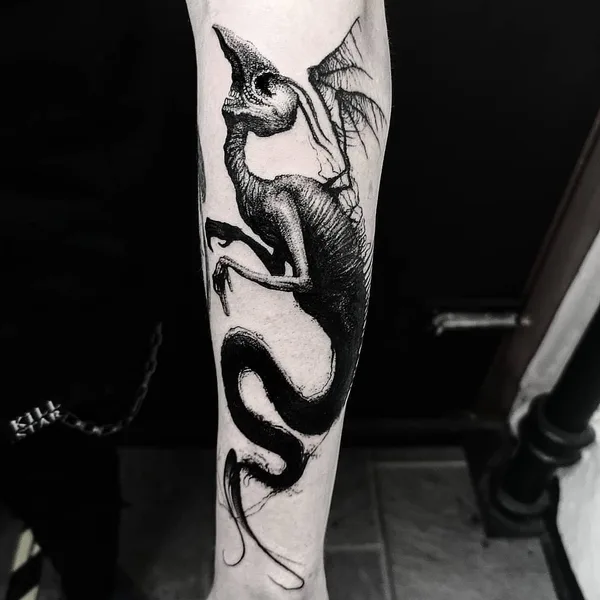 Horror tattoo by Morty in Oslo