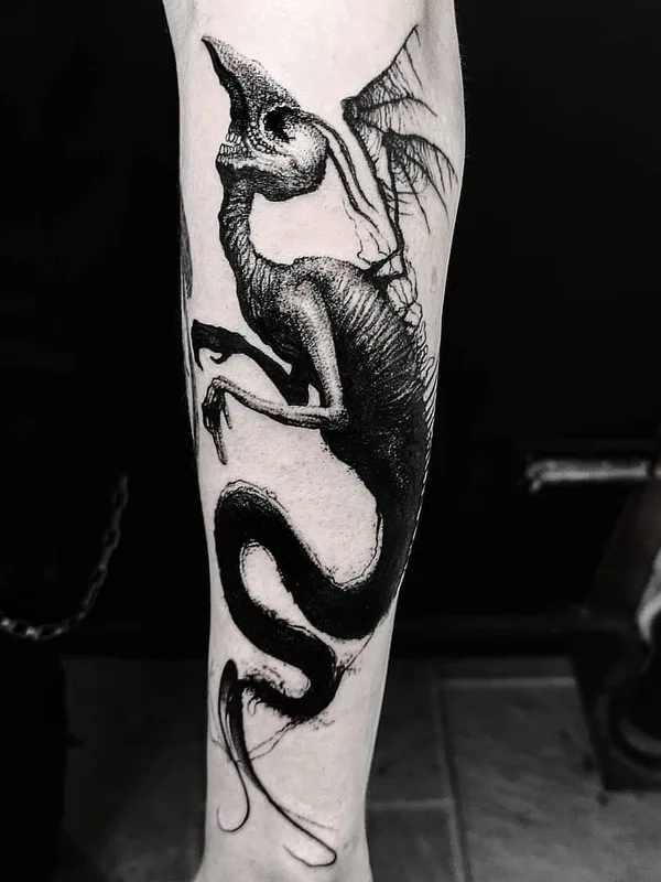 Хоррор tattoo by Morty in Oslo