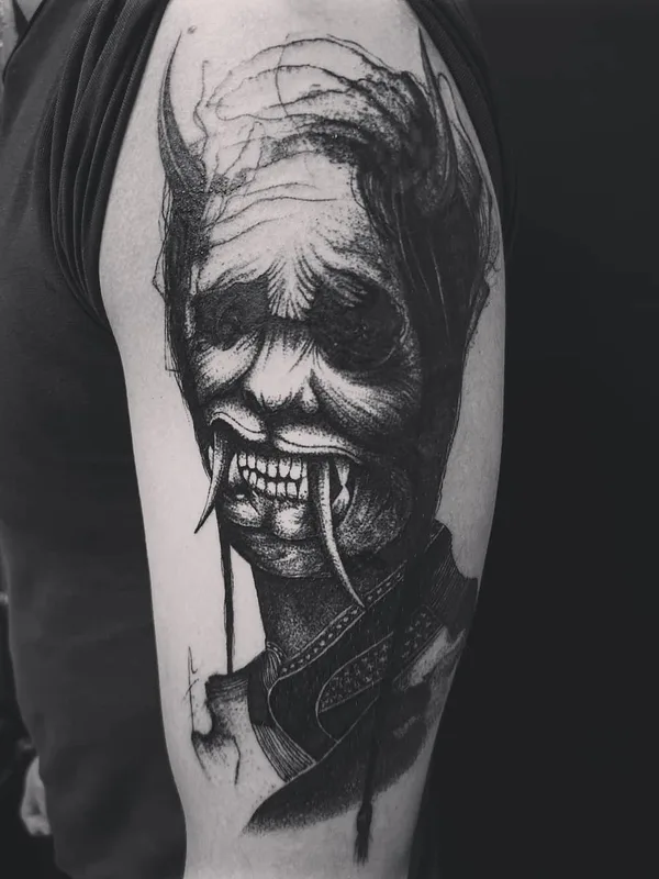Хоррор tattoo by Morty in Oslo