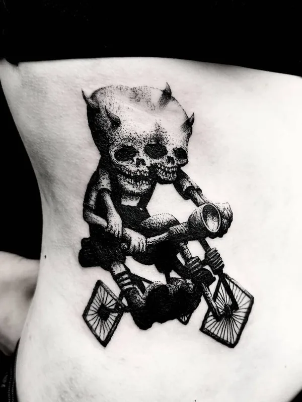 Хоррор tattoo by Morty in Oslo