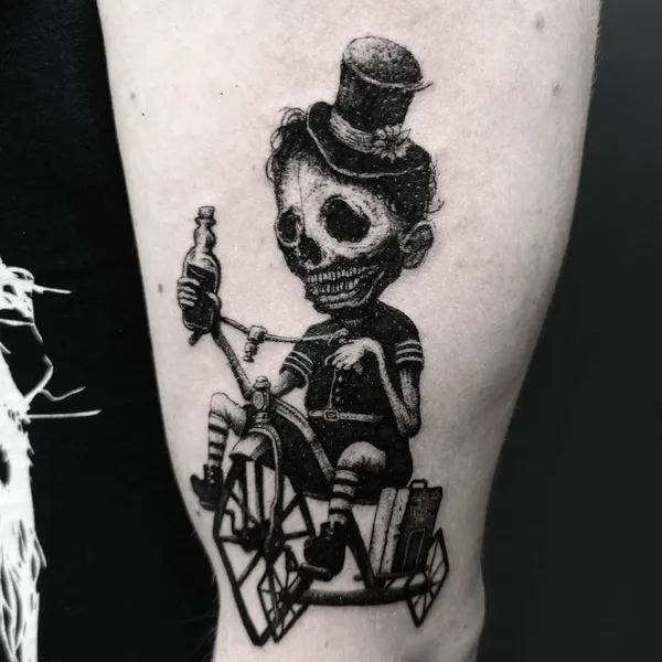 Horror tattoo by Morty in Oslo