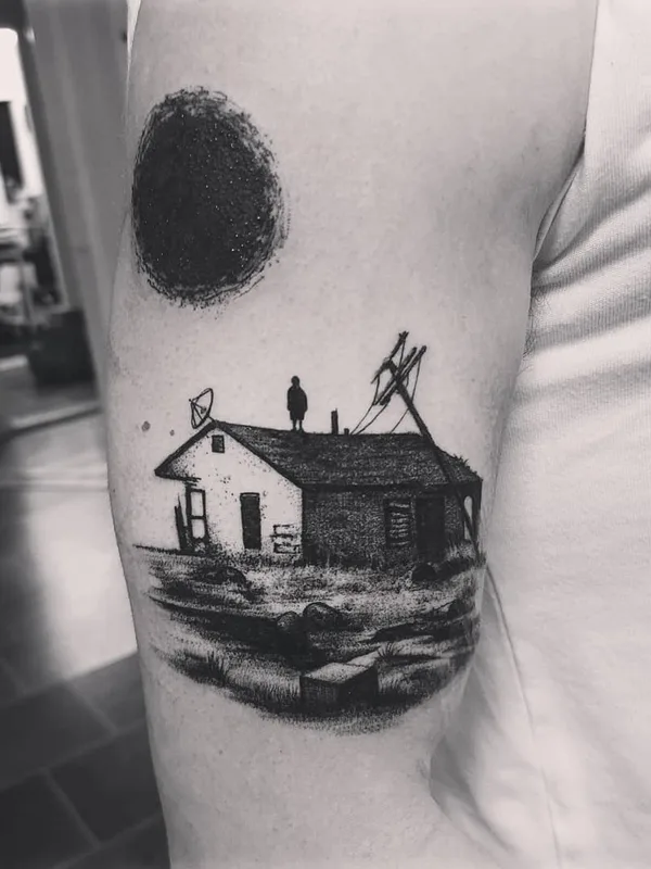 Хоррор tattoo by Morty in Oslo