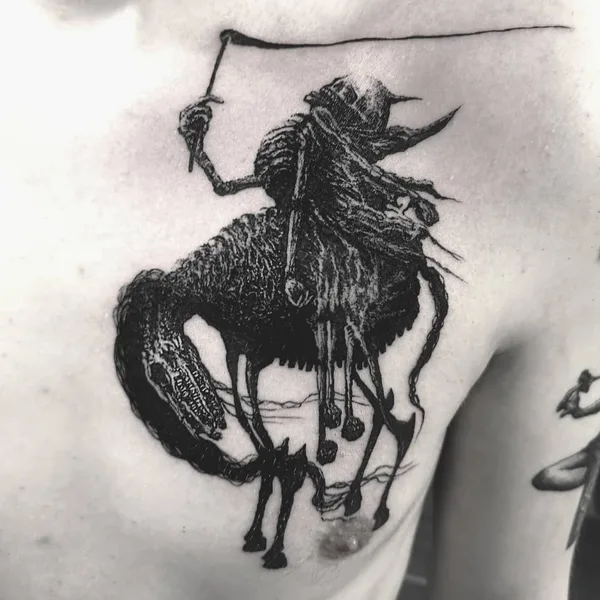 Horror tattoo by Morty in Oslo
