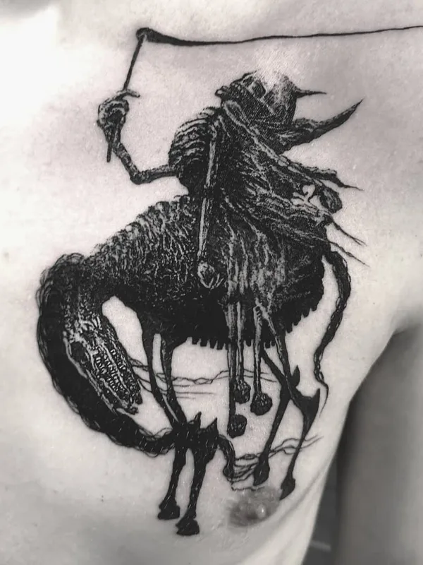 Хоррор tattoo by Morty in Oslo