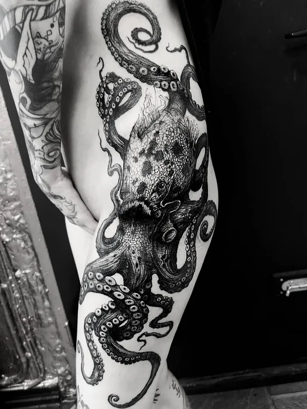 Хоррор tattoo by Morty in Oslo