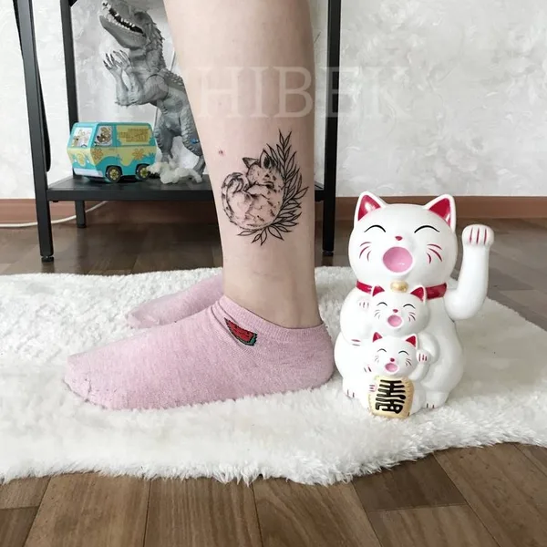 Graphic tattoo by Андрей Пшибек in Чебоксары
