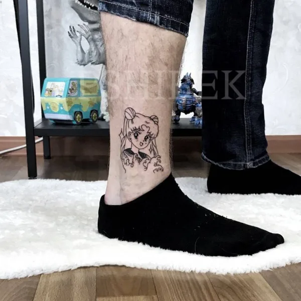 Graphic tattoo by Андрей Пшибек in Чебоксары