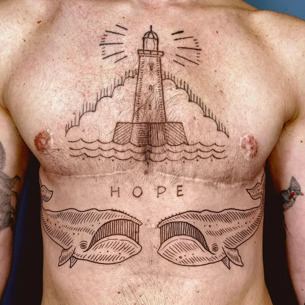 engraving tattoo by Duke Riley in New York City