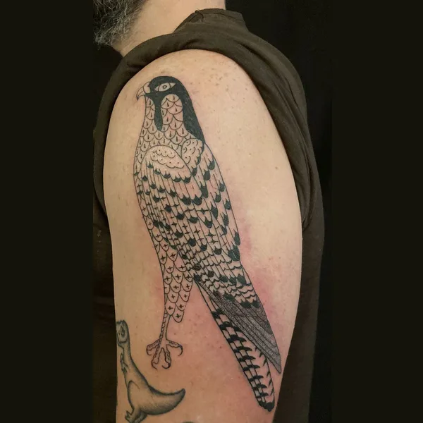 engraving tattoo by Duke Riley in New York City