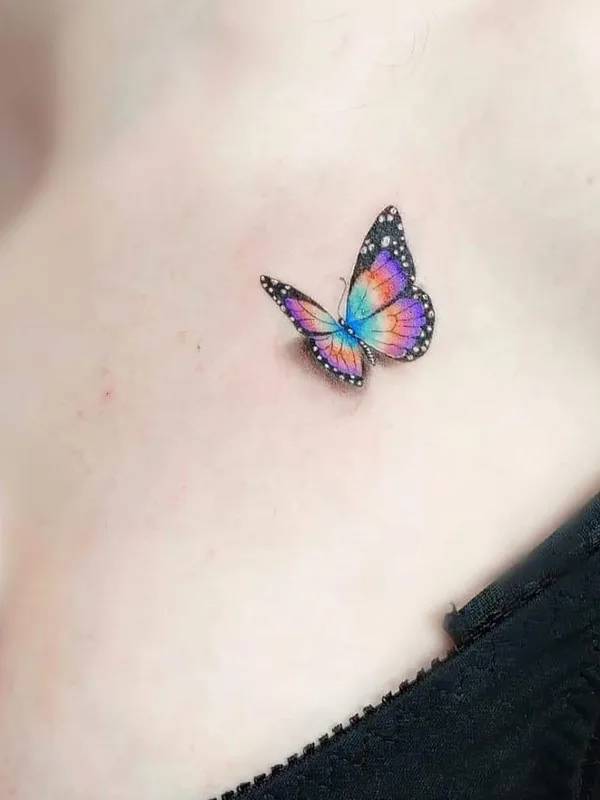 female color realism tattoo auf chest #37253 | Tätowierer Irina Maklyakova