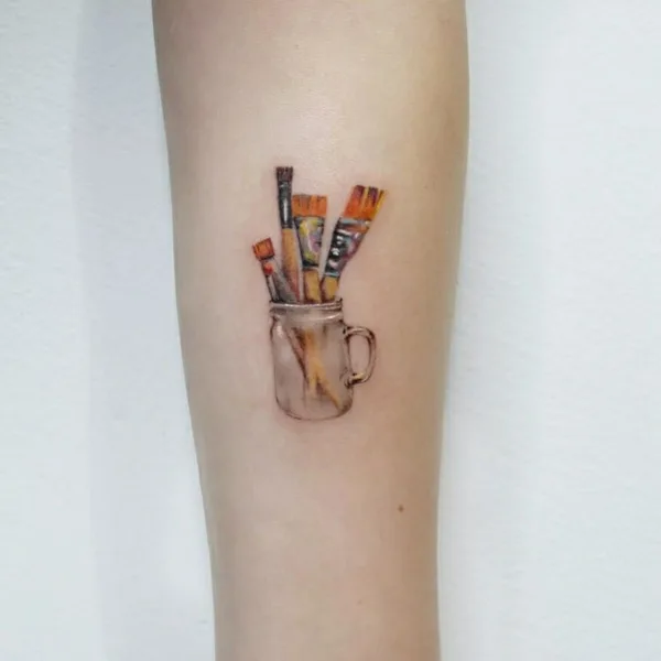 Minimalism tattoo by Irina Maklyakova