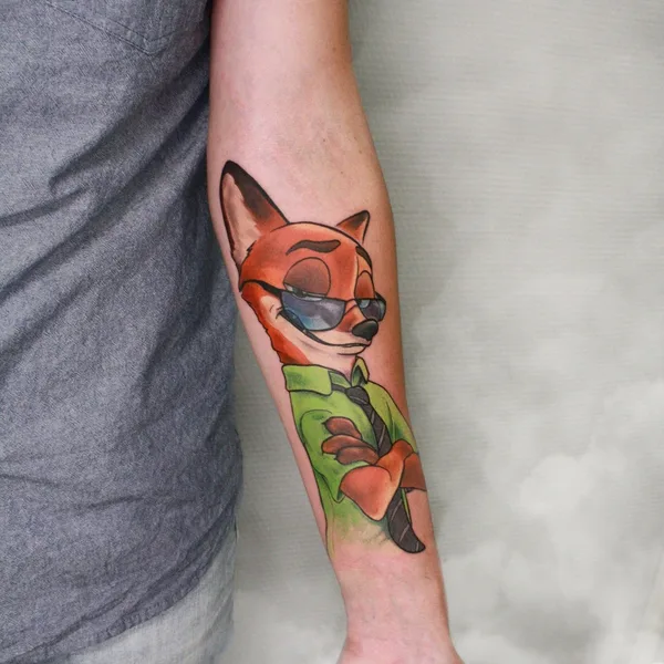 New School tattoo by Ксюша Криг in Нижний Новгород