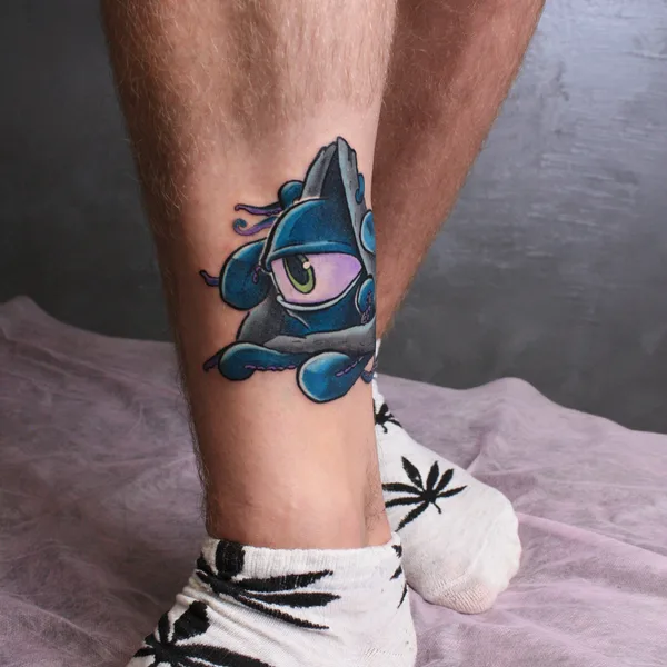 New School tattoo by Ксюша Криг in Нижний Новгород